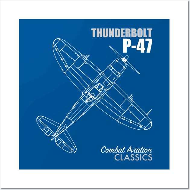 P-47 Thunderbolt Wall Art by TCP